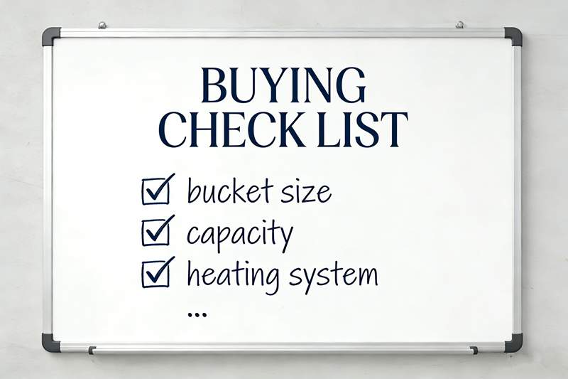 bucket washer buying guide